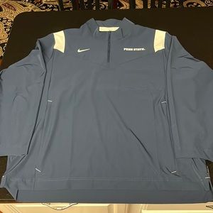 Penn State Nittany Lions Nike 2021 Team Coach Quarter-Zip Jacket - Navy